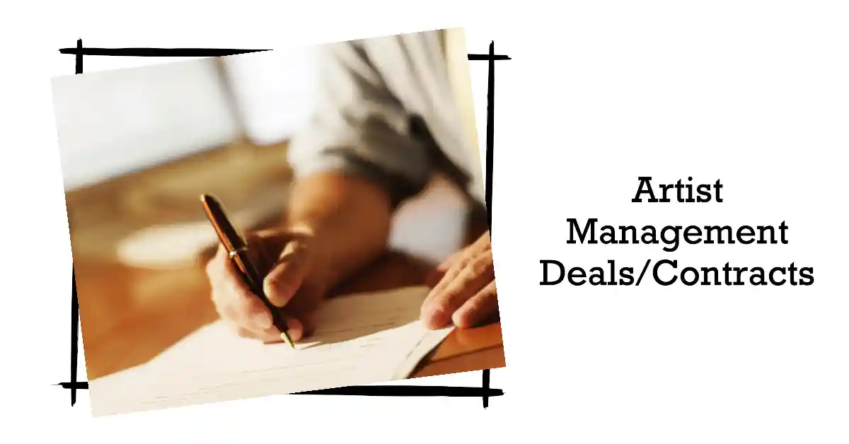 A person signing a contract