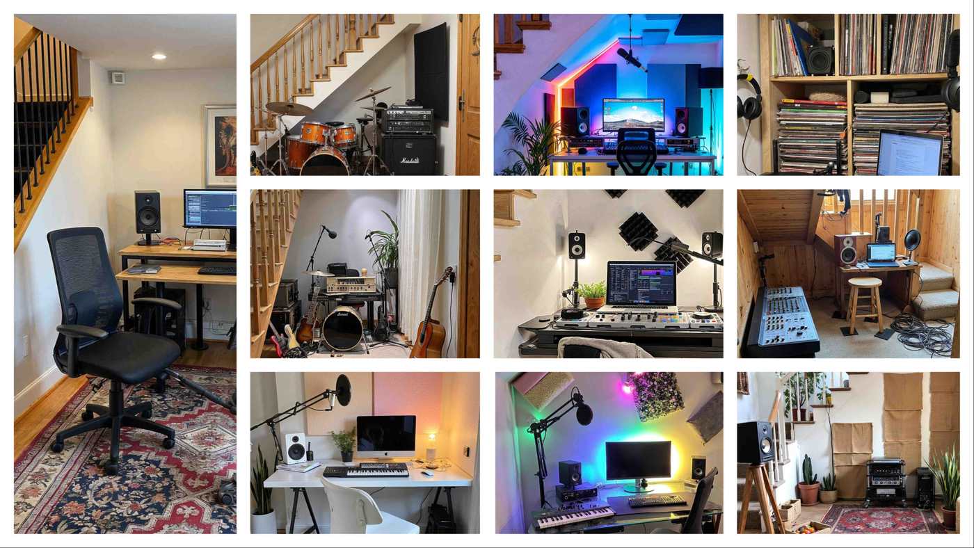 22 Under-Stairs Recording Space Ideas