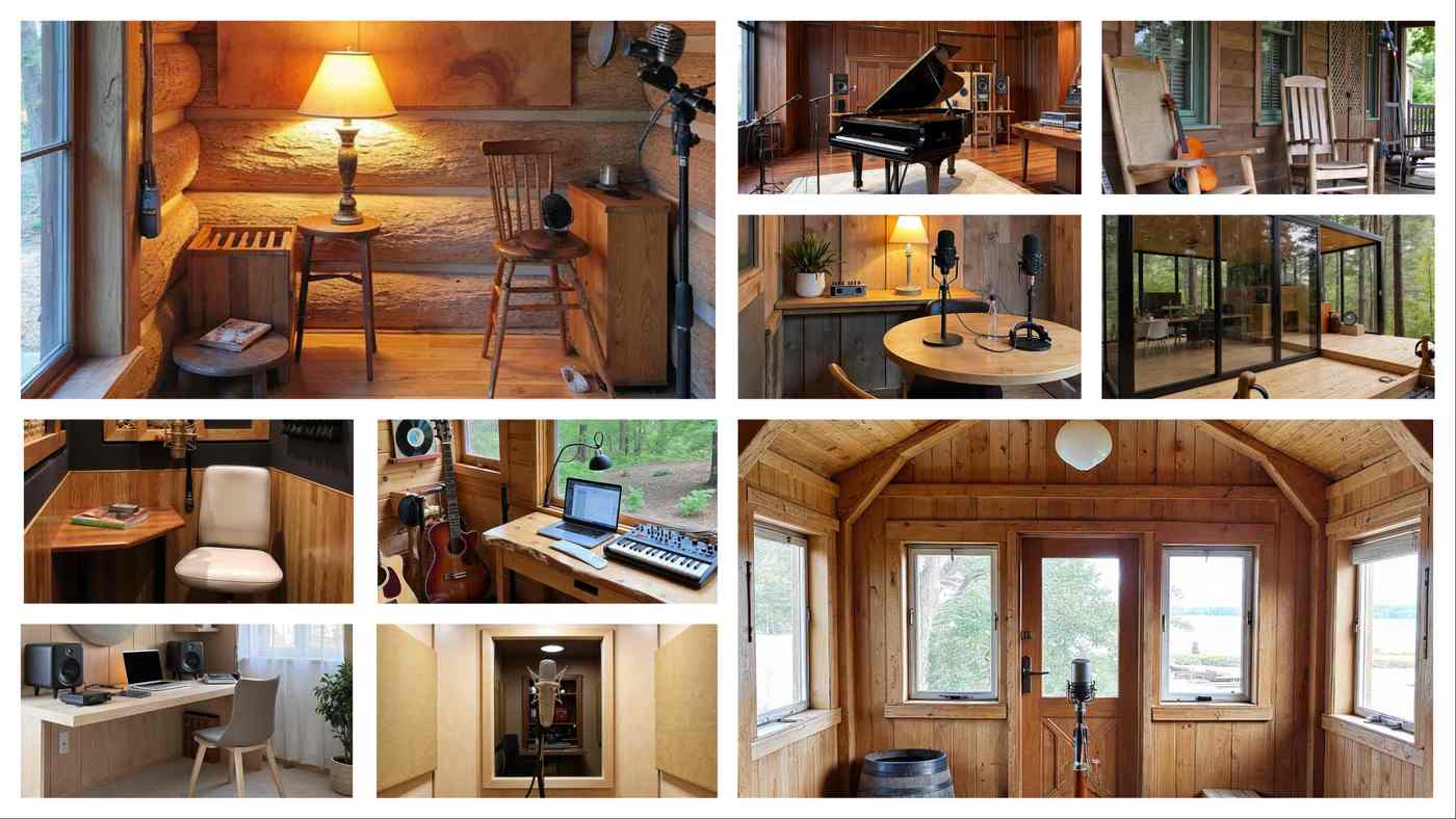 22 Wood-themed Recording Studio Ideas