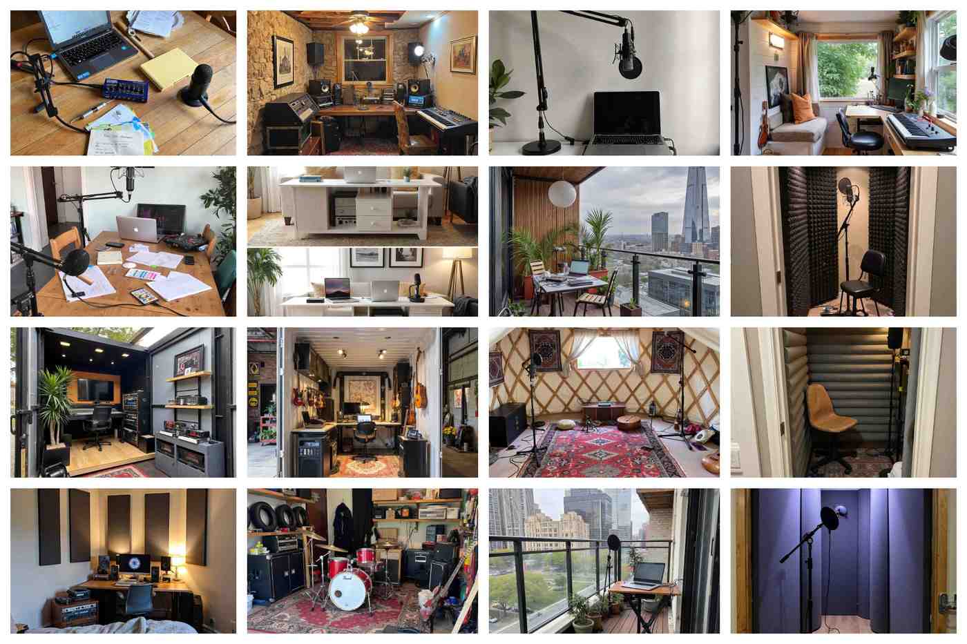 33 Small-Space Recording Studio Ideas