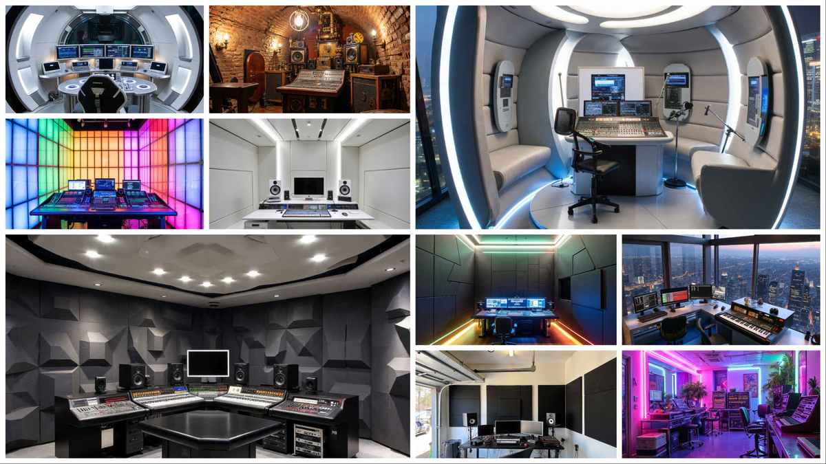 Tech Inspired Recording Studio Ideas