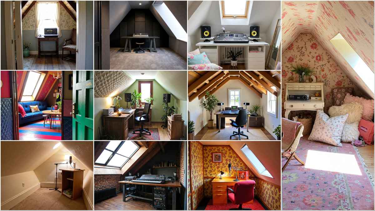 20+ Cozy Attic Recording Studio Ideas