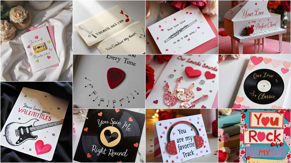 DIY Valentine's Card Ideas For Musicians
