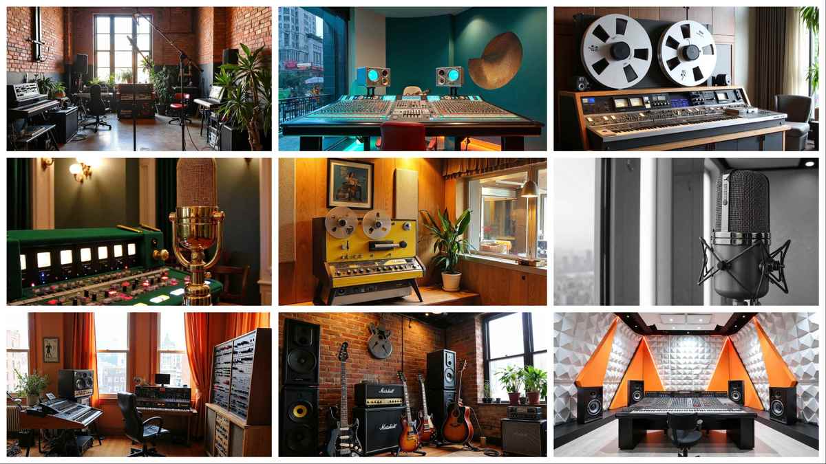 High-Tech Modern Recording Studio Ideas