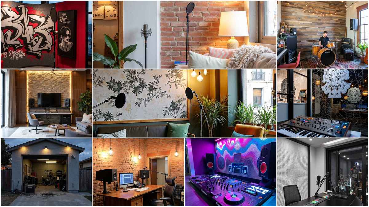 20+ Inspiring Music Rooms with Bold Feature Walls