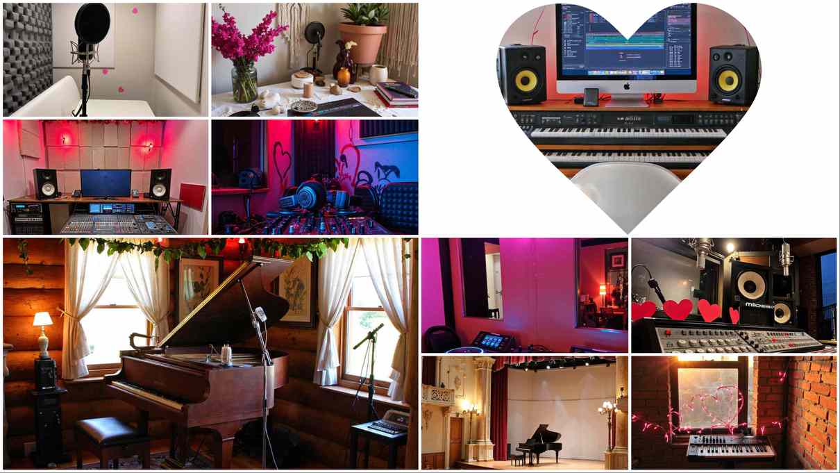 15+ Valentine’s Day Recording Studio Decor Ideas