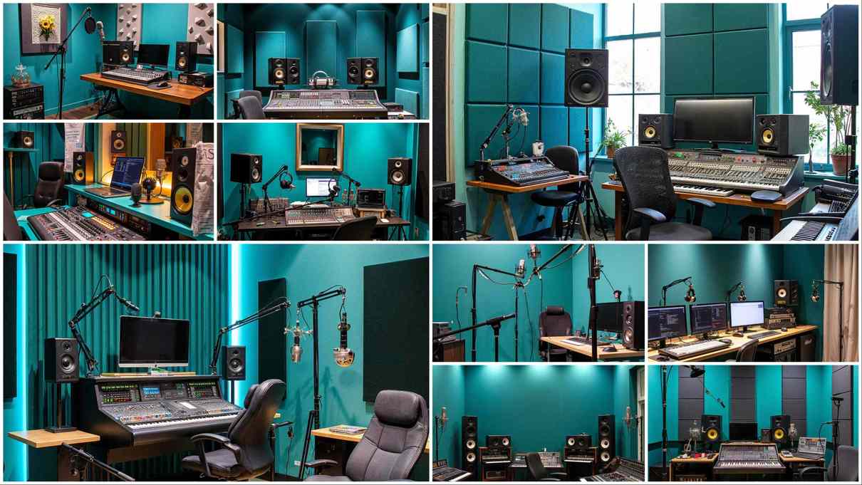 15+ Inspiring Teal Recording Studios You’ll Love