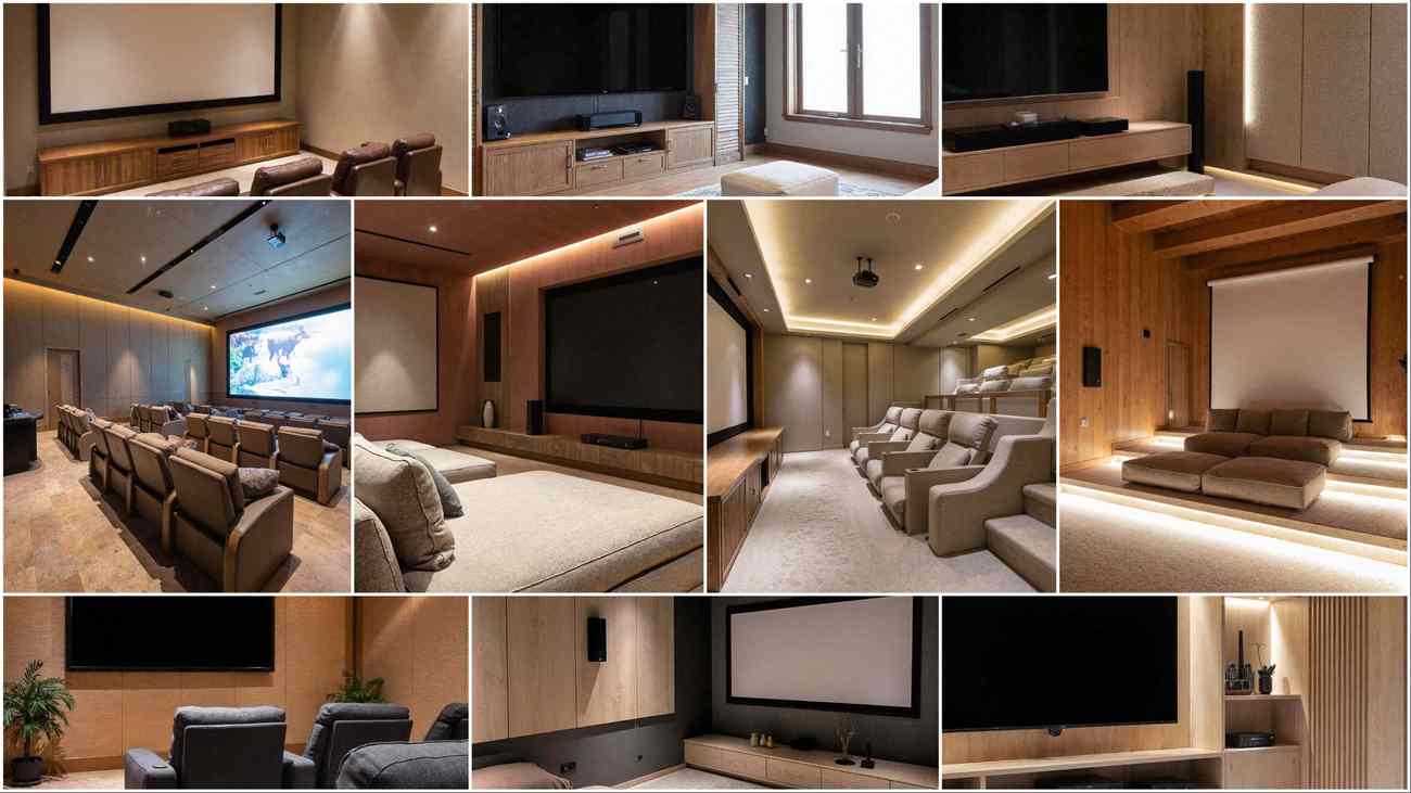 15+ Japandi Home Theater Ideas