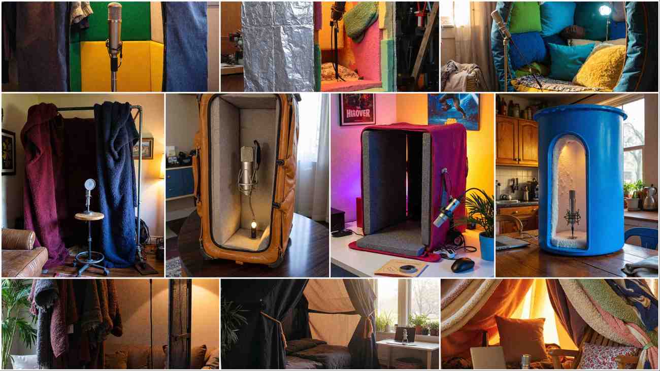 15+ Portable DIY Sound Isolation Booth Ideas