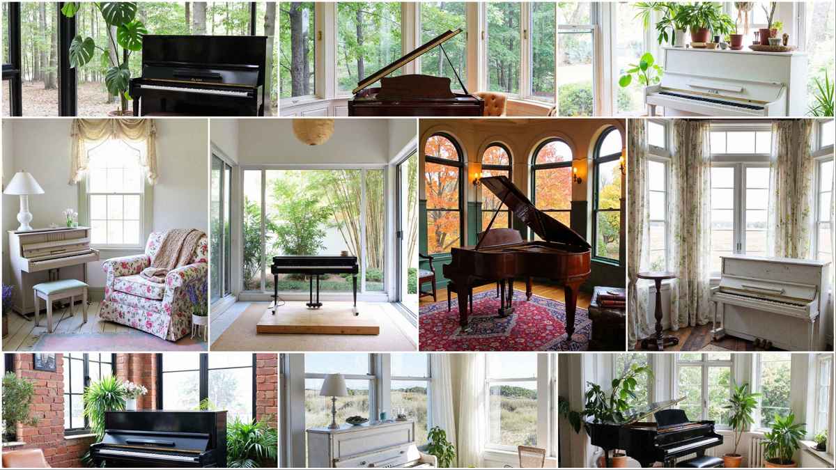20+ Inspiring Sunroom Piano Setups for Every Style