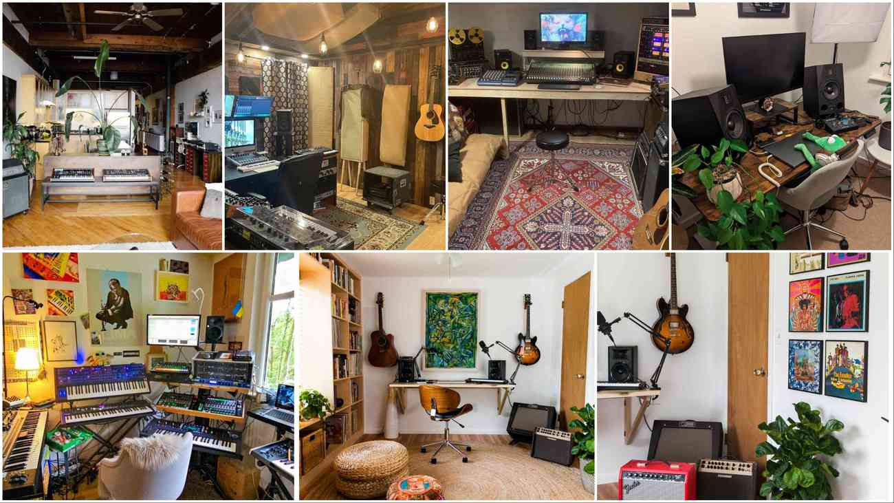 Bohemian Chic Recording Studio Ideas