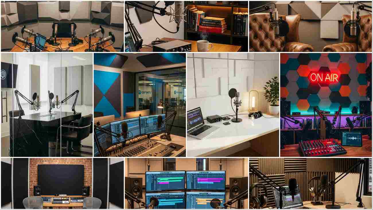 20 Professional Podcast Studio Ideas