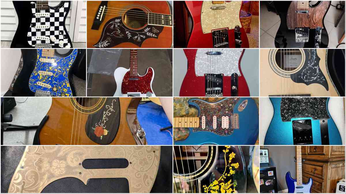 30+ Guitar Pickguard Ideas to Inspire Your Next Build