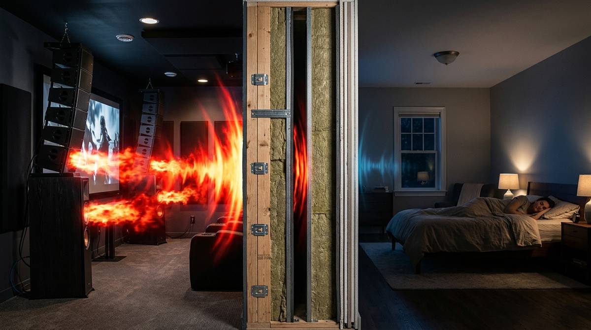 What is an STC (Sound Transmission Class) Rating and Why is it Critical for Home Theaters?