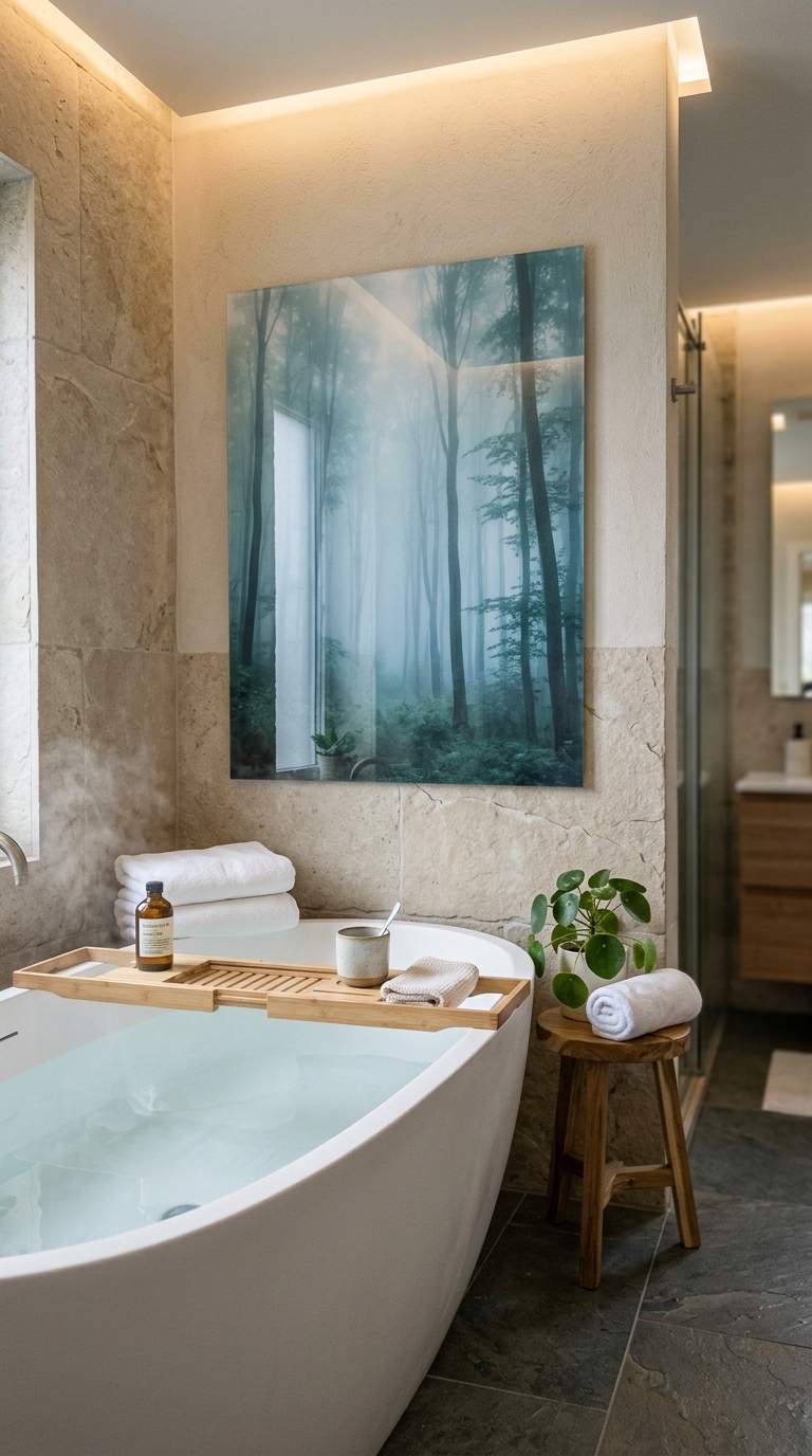 Transform Your Bathroom: 15 Art Ideas for a Spa Vibe