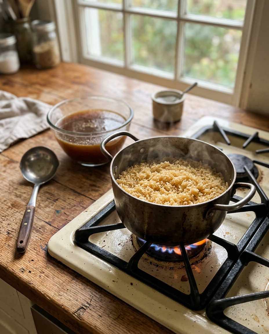 Why Beef Stock Makes Rice Irresistibly Delicious