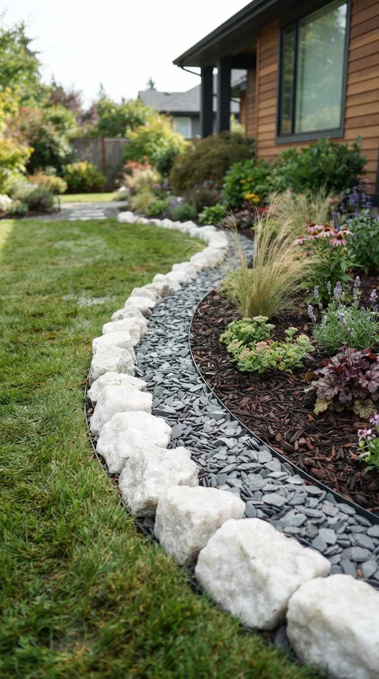 28 Creative Rock Garden Border Edging Ideas to Transform Your Landscape