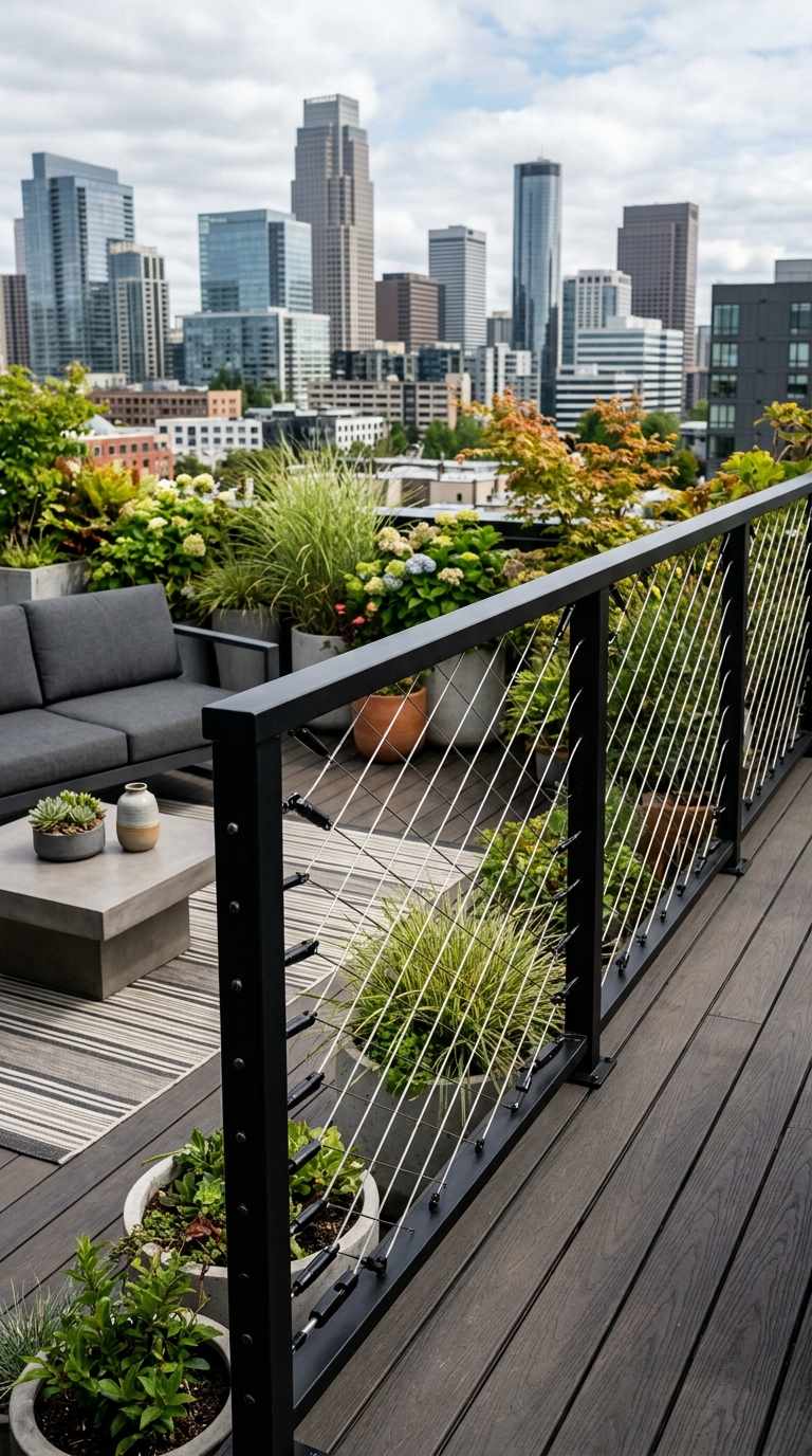 15+ Sleek Deck Railing Ideas to Elevate Your Space
