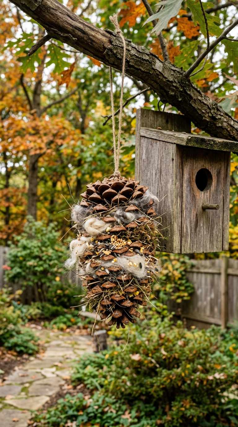 20+ Stunning DIY Pine Cone Bird Feeder Ideas to Delight Your Backyard
