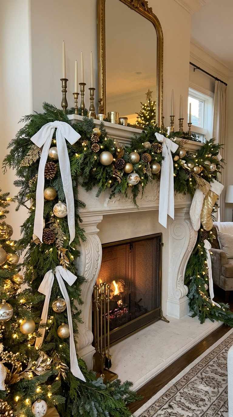 30+ Luxurious Christmas Garland Ideas to Transform Your Holiday Decor